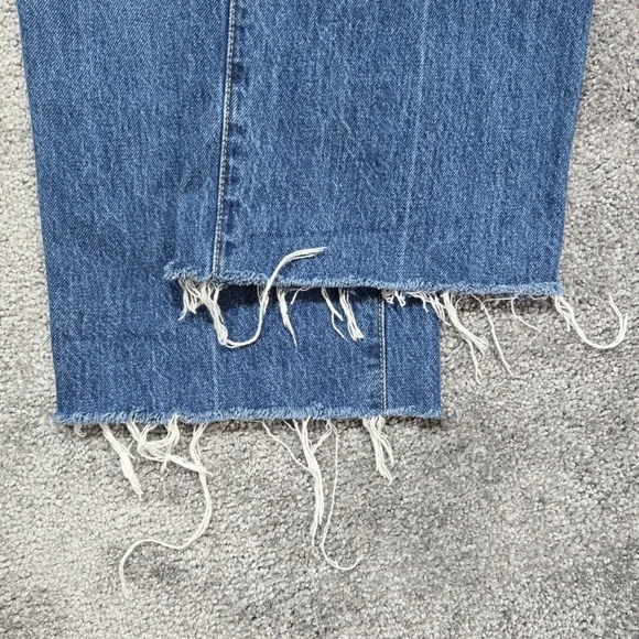 Point Sur J. Crew Limited Edition Nipped Straight Jean Raw Hem BS185 100% Cotton - Picture 6 of 12